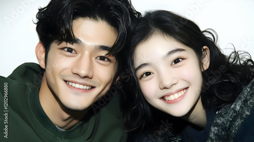 Smiling Couple Poses for a ...