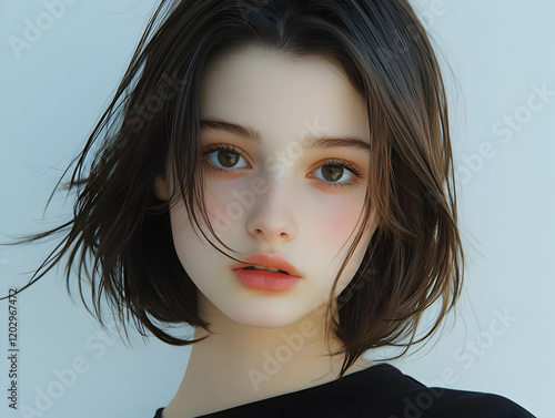 Digital Art Portrait of a Y...
