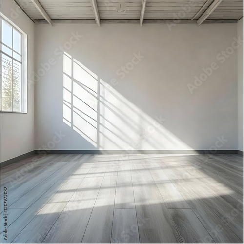 Empty Room with Window and ...