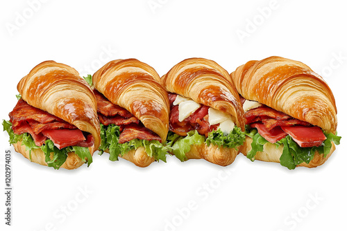 Four Delicious Croissant Sa...