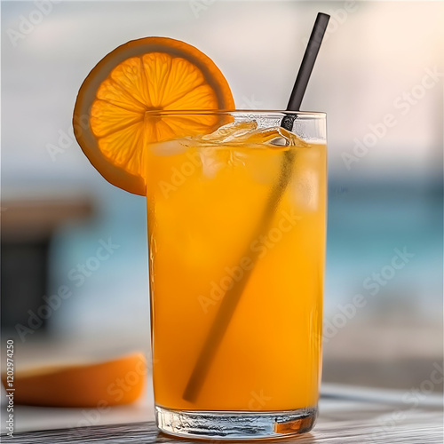 Refreshing Orange Juice wit...
