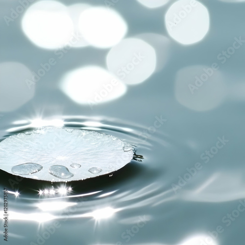 Floating Leaf Creates Gentl...