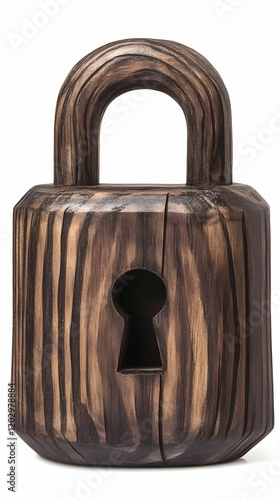 Dark Wooden Padlock Stands ...