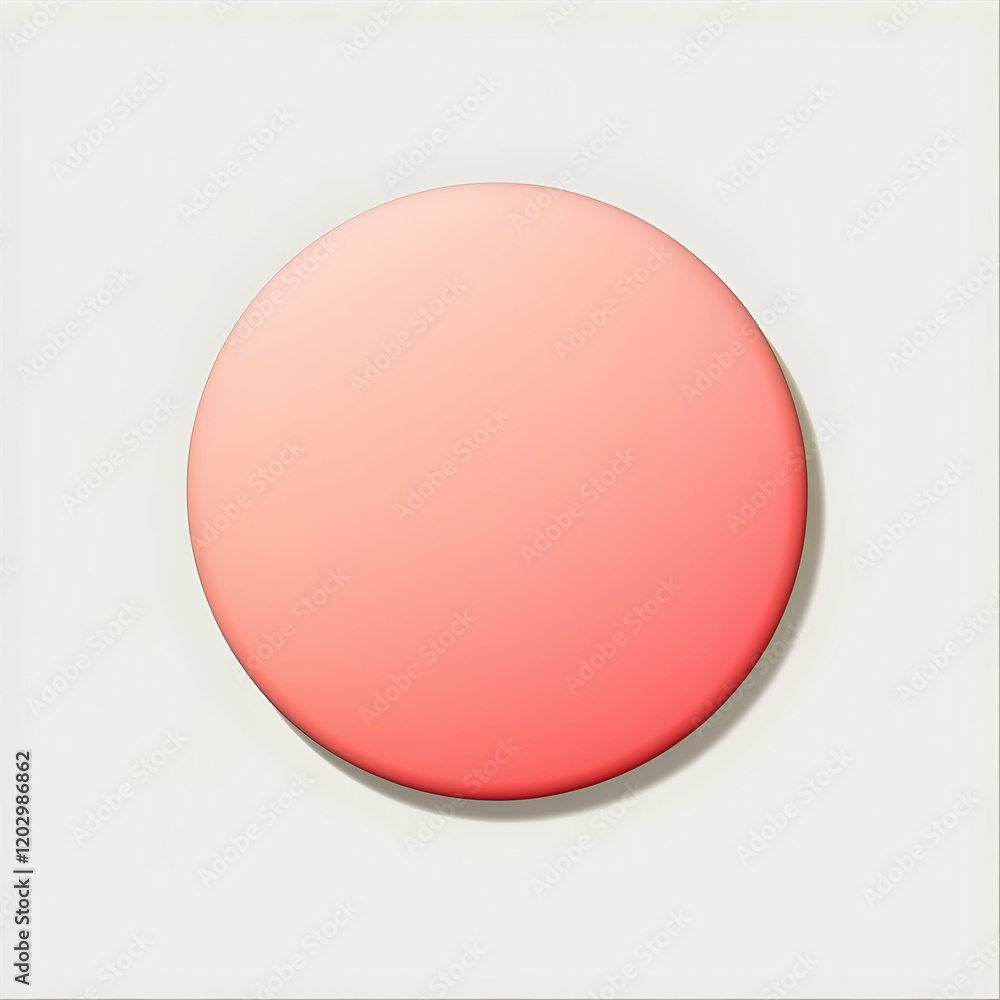 Coral Circle Abstract Background Illustration Coral Circle Abstract Background Illustration