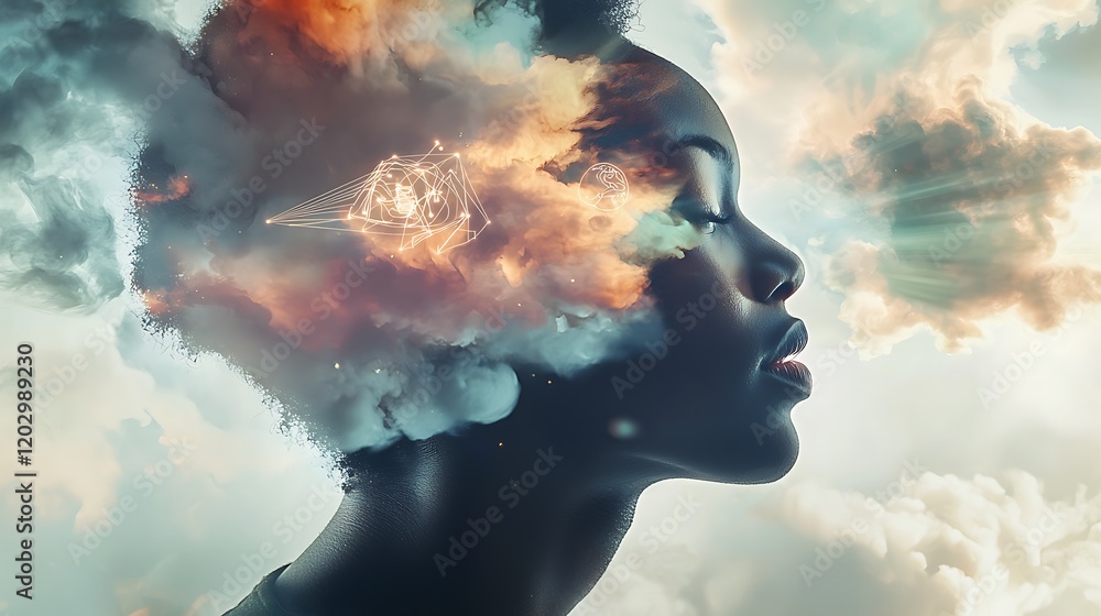 A man is smoking a cigarette and the smoke is coming out of his mouth A man is smoking a cigarette and the smoke is coming out of his mouth