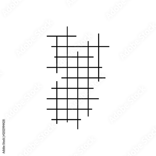 Grunge grid line texture 