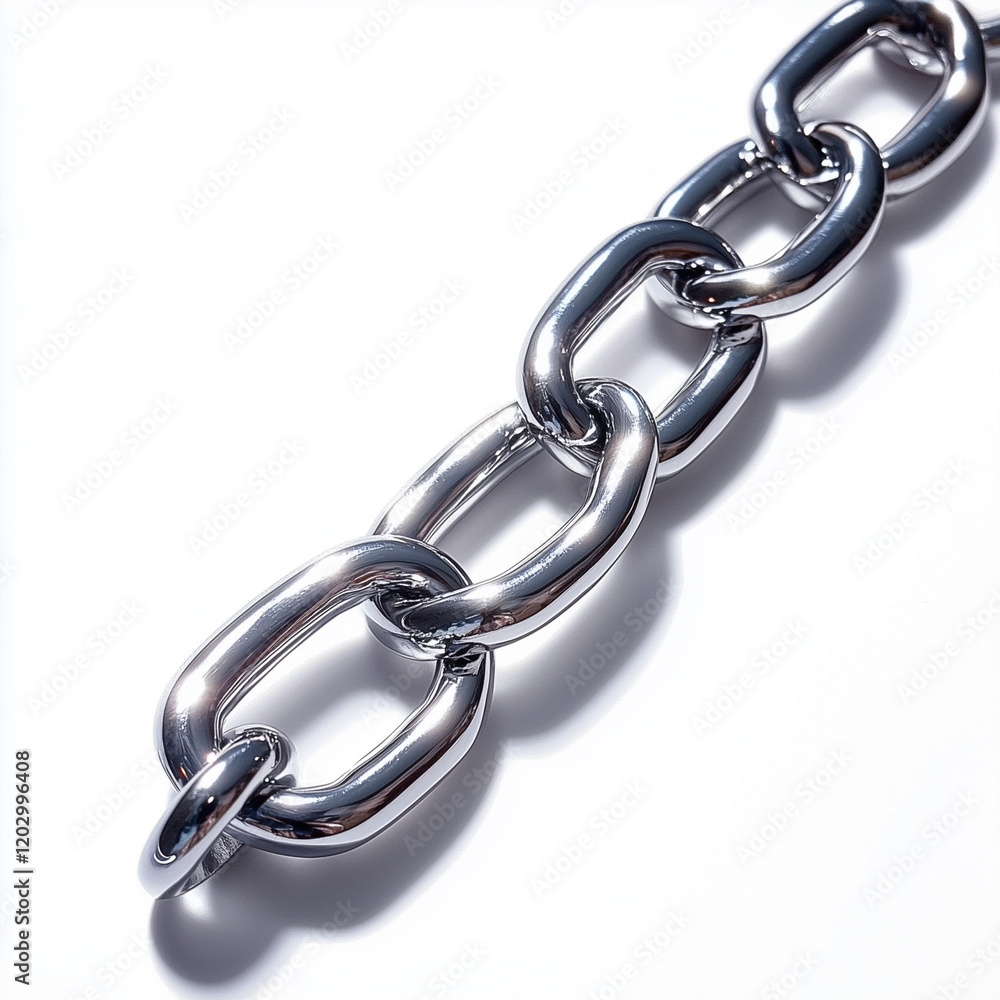 Obraz premium silver chain