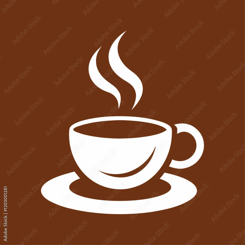 Obraz premium Coffee cup logo