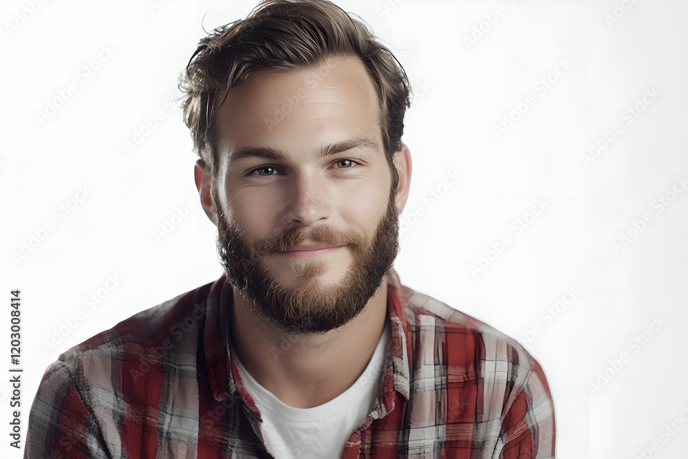 Fototapeta premium European and American male portrait