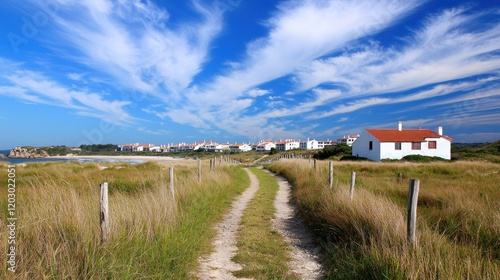 Coastal Village Path