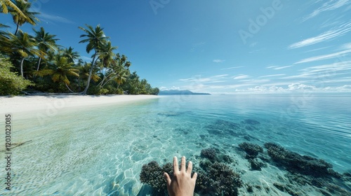 Tropical beach paradise