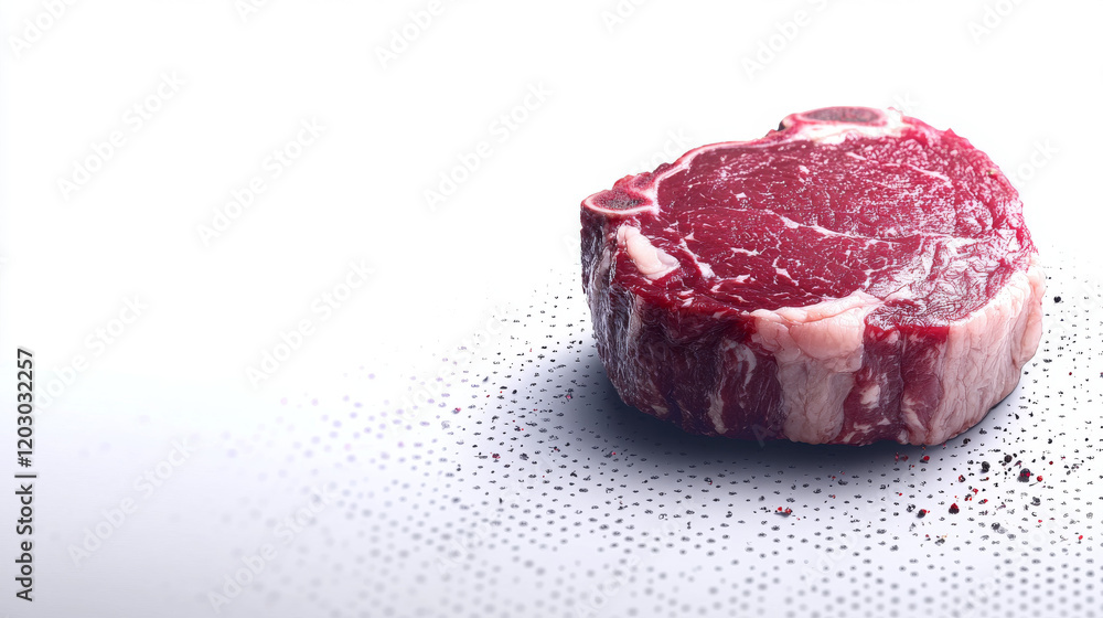 Juicy Ribeye Steak Ready for Grilling Juicy Ribeye Steak Ready for Grilling