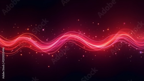 abstract red background with waves