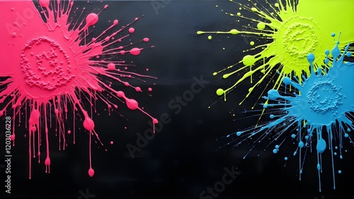abstract background with paint effect 