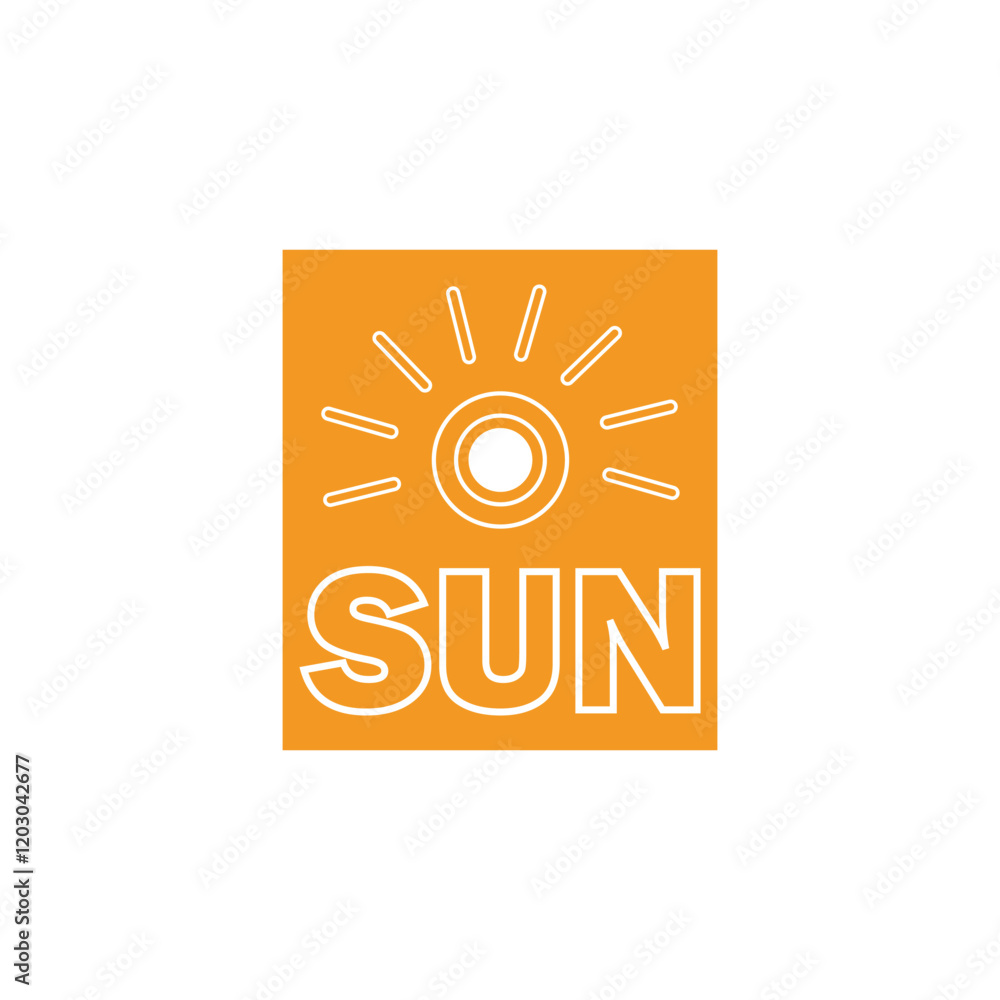 Fototapeta premium Sun Logo Design for Corporate Branding