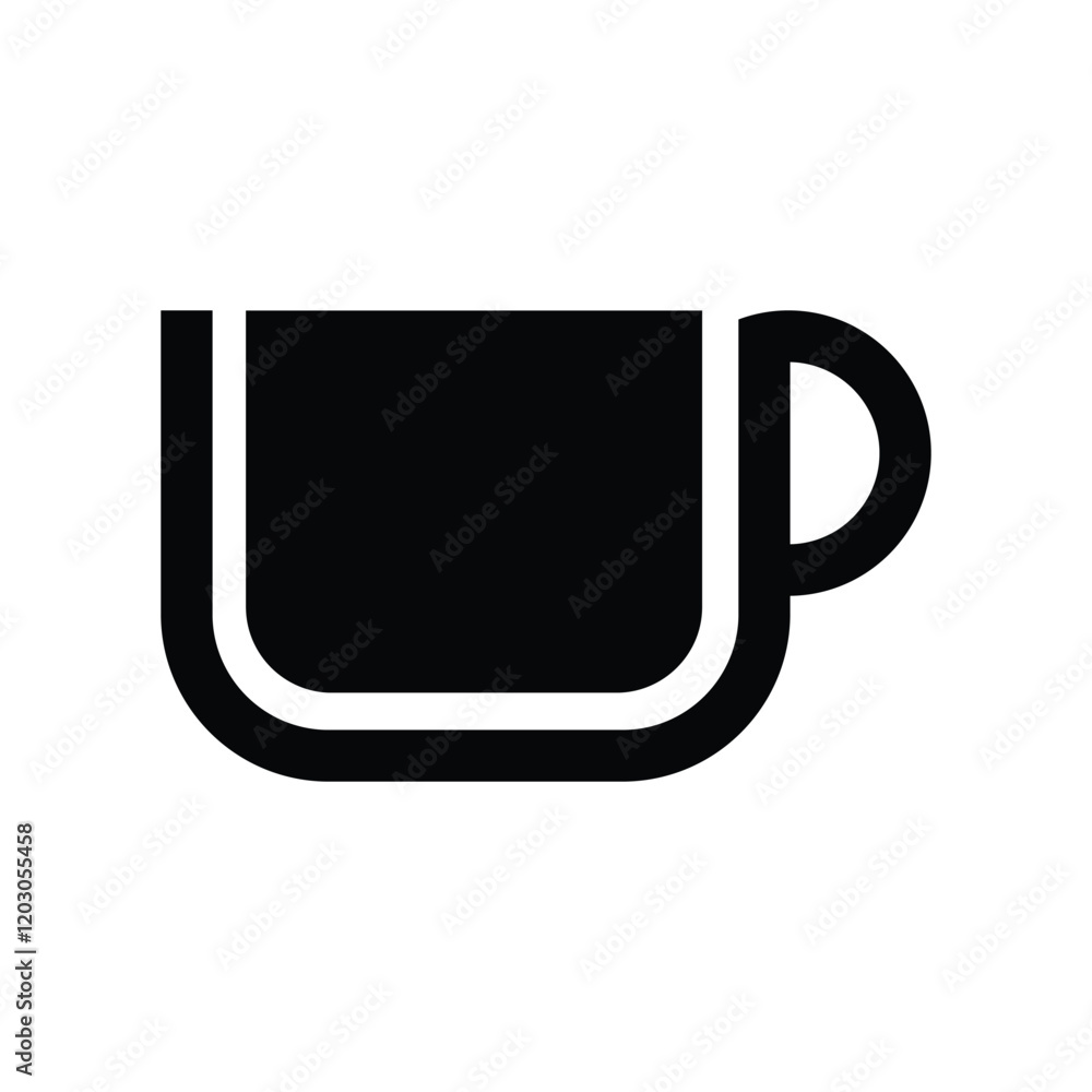 Stylish Cup Logo for Modern Beverage Brands Stylish Cup Logo for Modern Beverage Brands