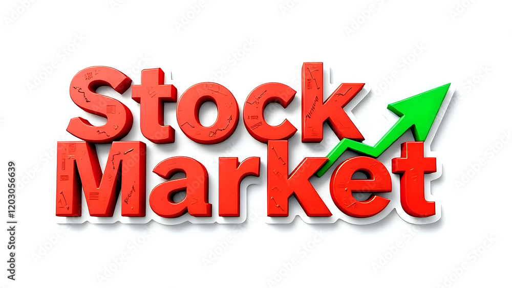 Large, stylized, 3D text rendering of the words Large, stylized, 3D text rendering of the words