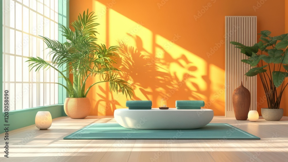 beauty spa ambiance flat design front view relaxation theme animation beauty spa ambiance flat design front view relaxation theme animation