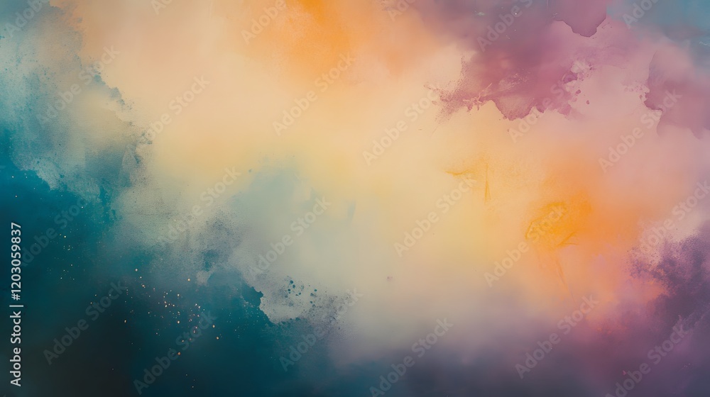 Naklejka premium Abstract Colorful Watercolor Painting Texture Background