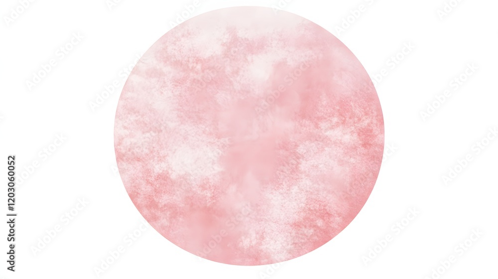 Abstract Pink Circle Watercolor Texture Design Abstract Pink Circle Watercolor Texture Design