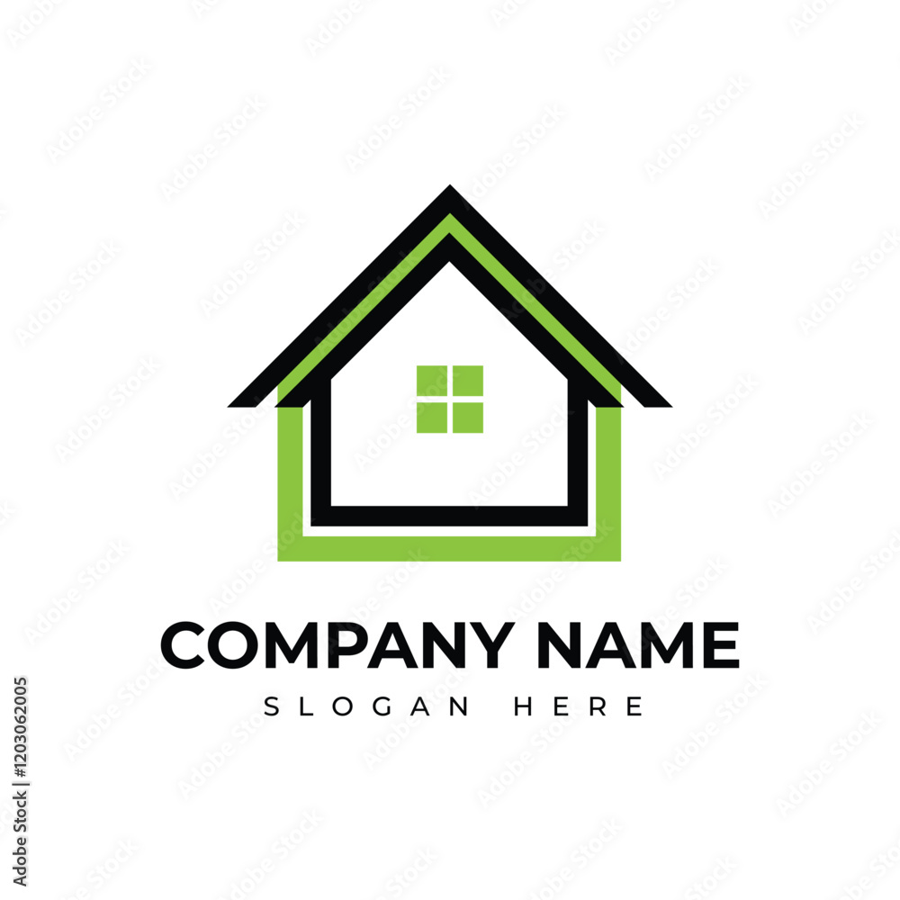 Template for Elegant Home Logo Design Template for Elegant Home Logo Design