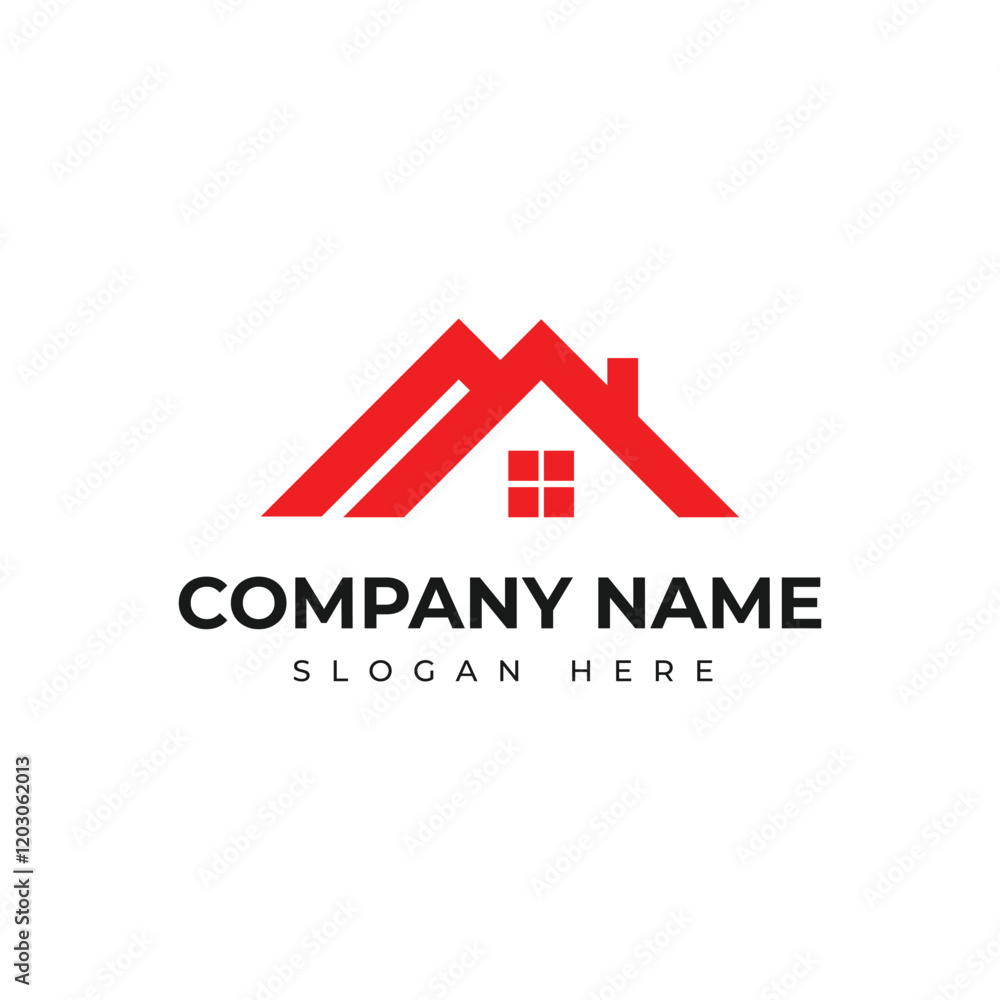 Template for Elegant Home Logo Design Template for Elegant Home Logo Design