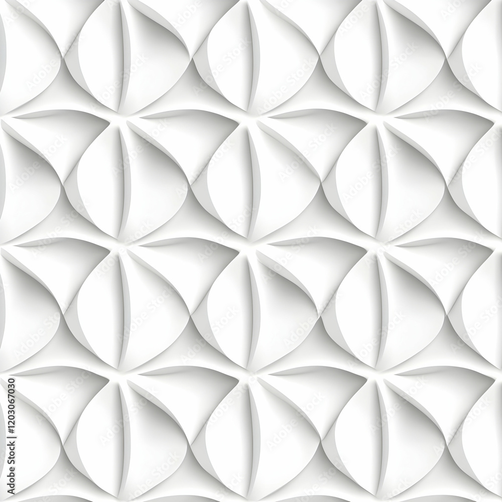 White 3D Abstract Background Illustration White 3D Abstract Background Illustration