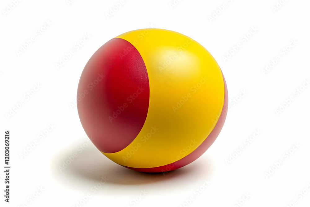 Red Yellow Sphere 3D Render Red Yellow Sphere 3D Render