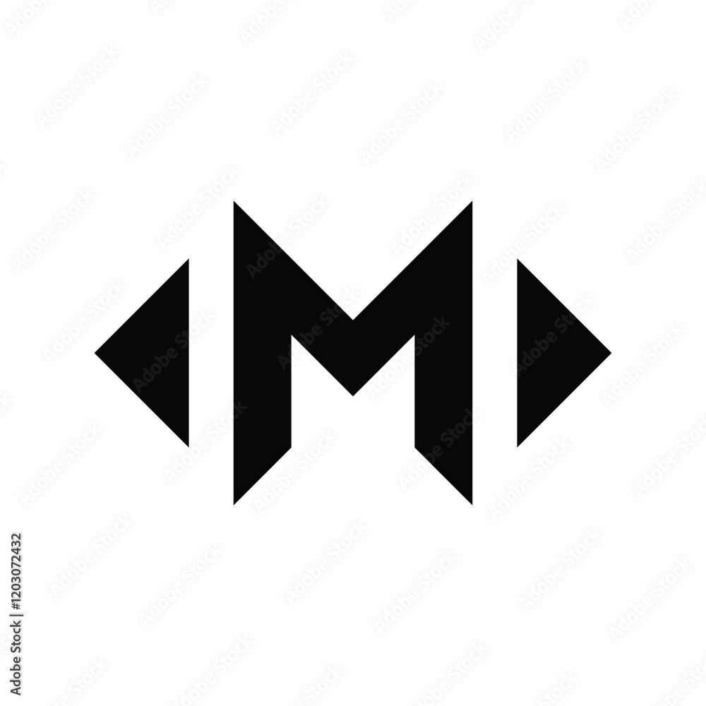M-Shaped Logo Design for Modern Businesses M-Shaped Logo Design for Modern Businesses