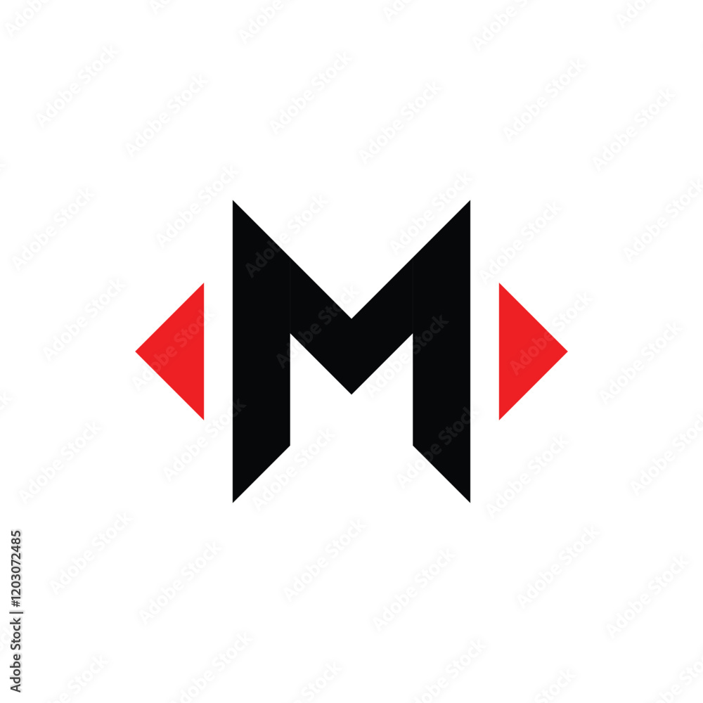 M-Shaped Logo Design for Modern Businesses M-Shaped Logo Design for Modern Businesses