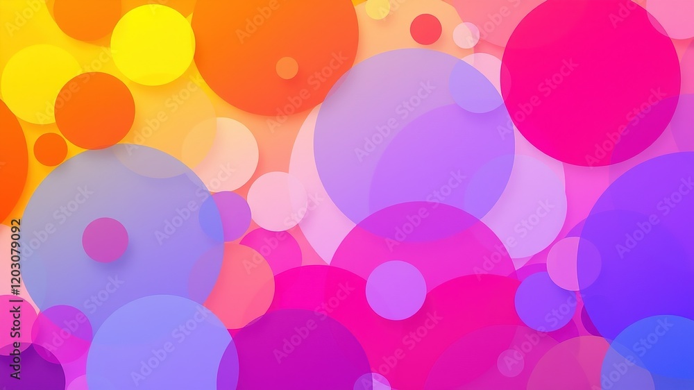 Abstract Circles, Geometric Pattern, Colorful Background, Modern Design Abstract Circles, Geometric Pattern, Colorful Background, Modern Design