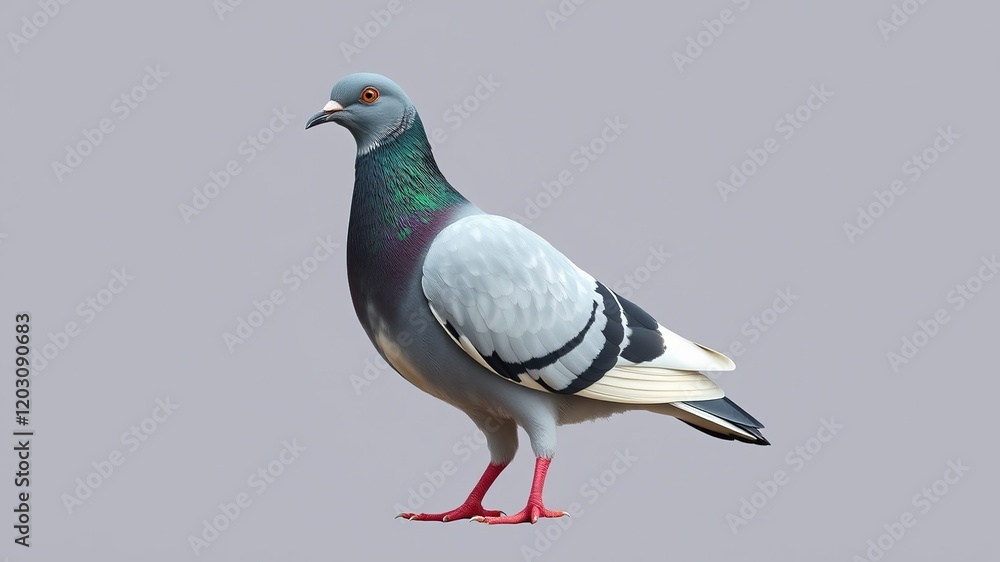Pigeon Full Body, Standing, AI Photo, Bright Colors, Sharp Focus, High Quality Pigeon Full Body, Standing, AI Photo, Bright Colors, Sharp Focus, High Quality