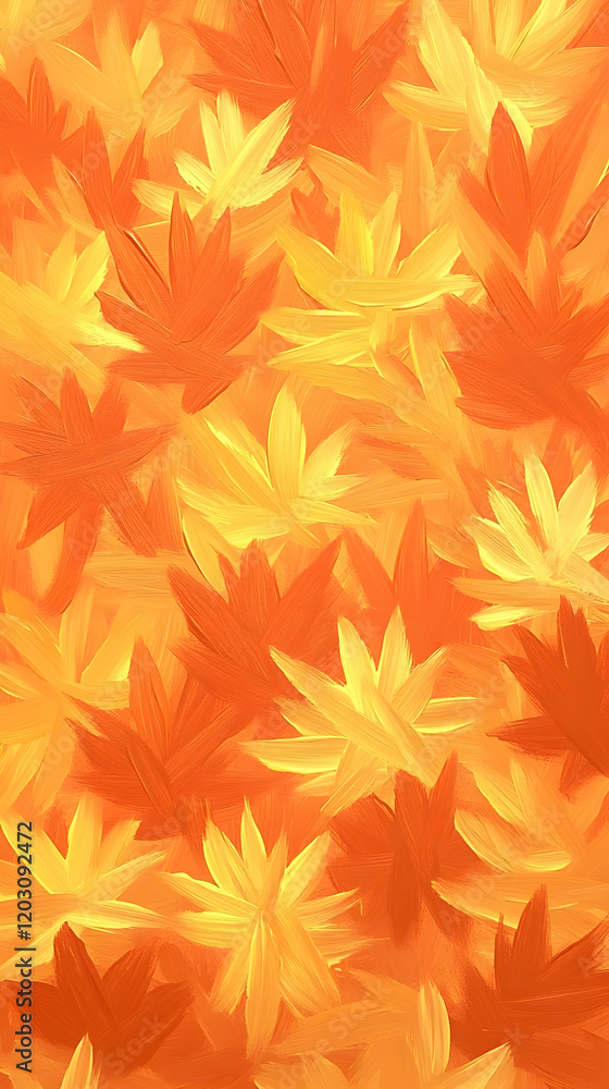Orange Abstract Art Background Illustration Orange Abstract Art Background Illustration