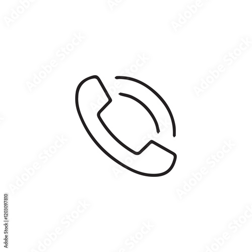 Phone, Call, Mobile, icon vector. Phone flat icon. Call symbol. phone call sign. Vector illustration eps 10