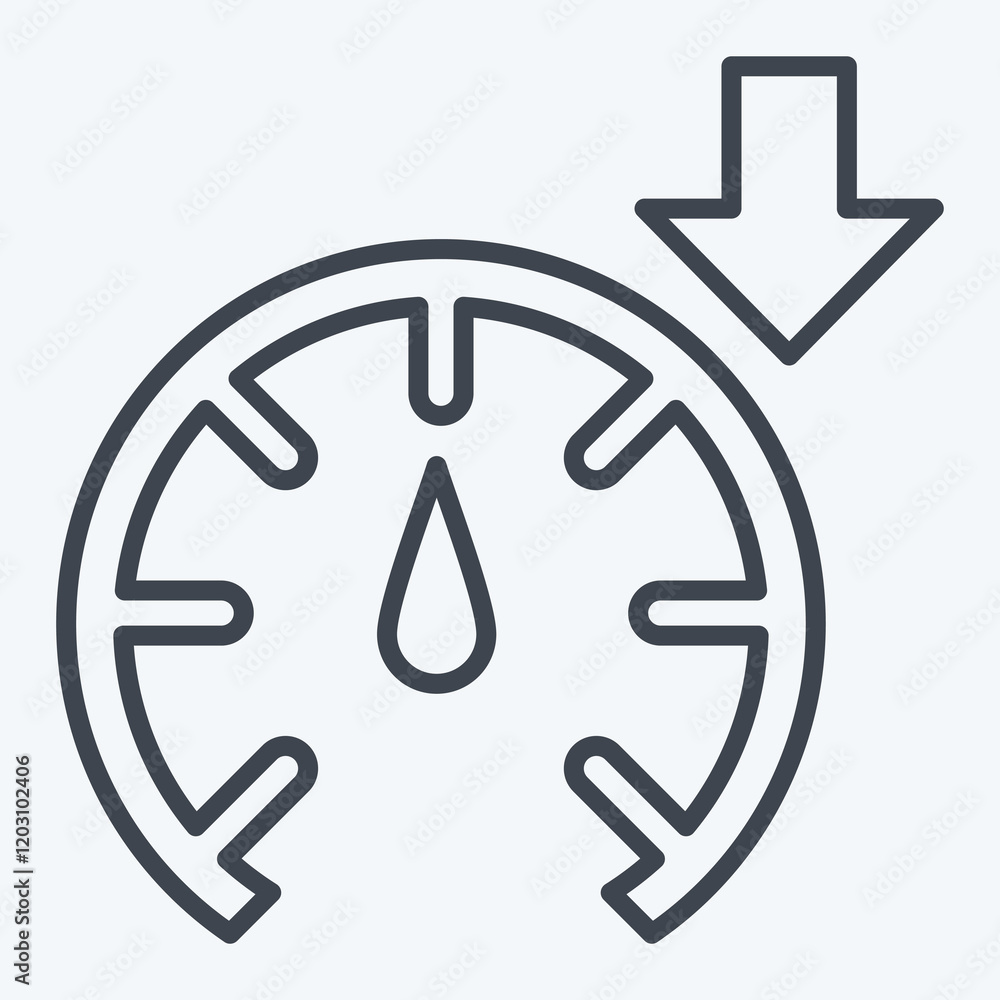 Icon Accelerate. related to Speed symbol. line style. design editable Icon Accelerate. related to Speed symbol. line style. design editable