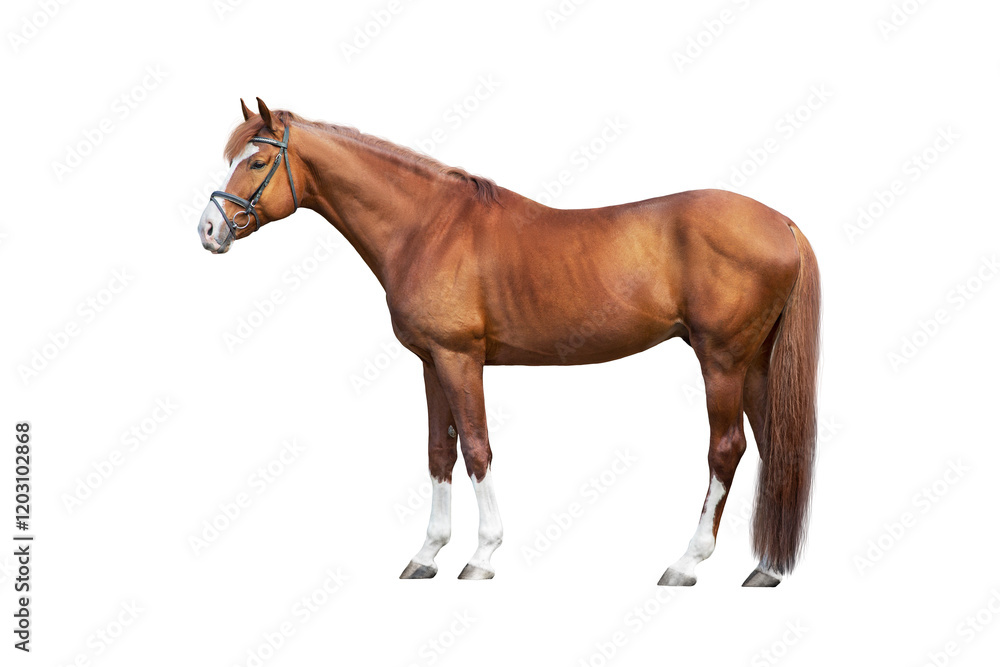 Obraz premium Horse exterior isolated on white