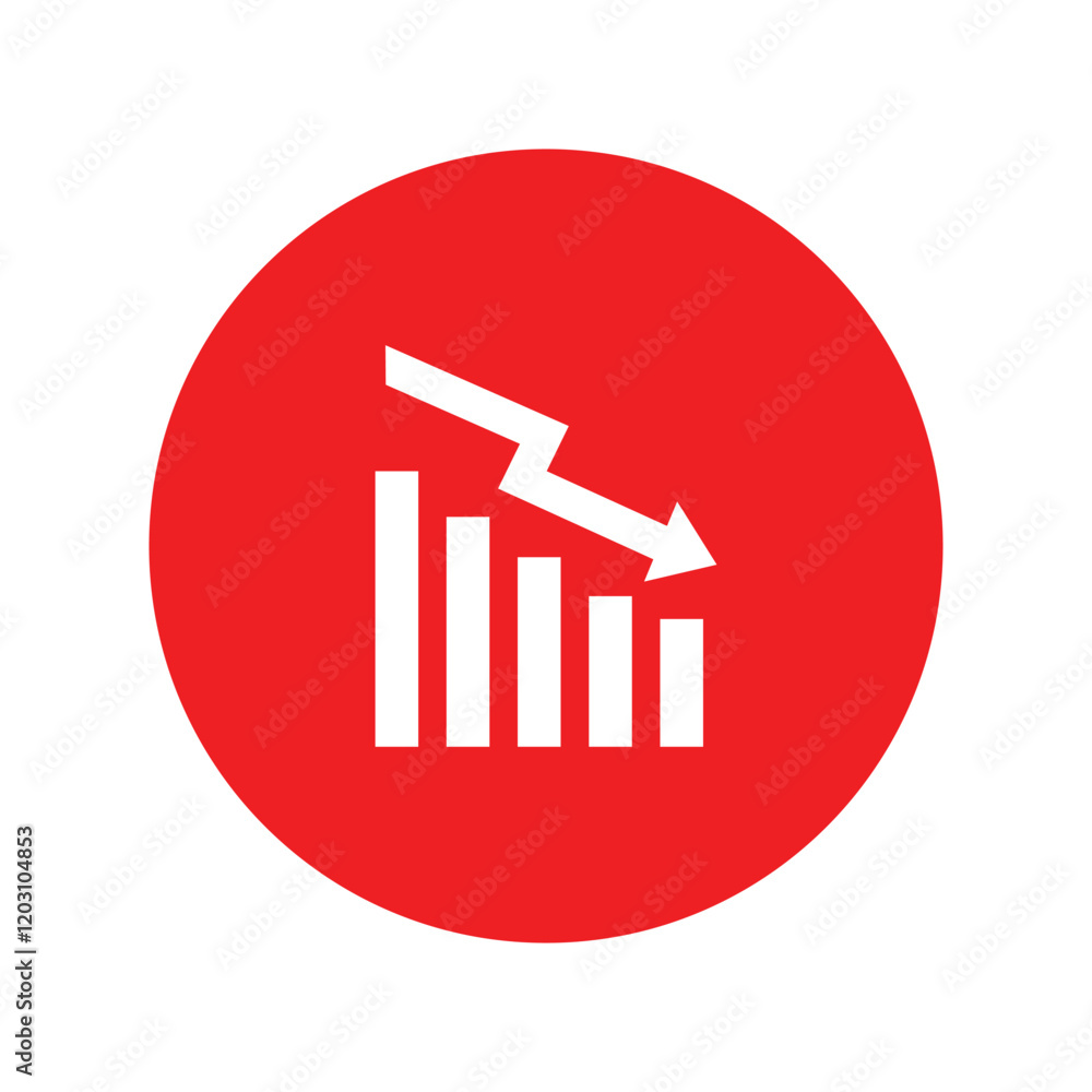 Modern Stock Market Graphic Icon Set Modern Stock Market Graphic Icon Set