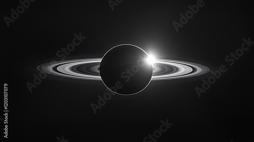 Saturn illustration  photo