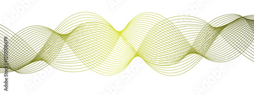 Abstract Turquoise Wave Line Vector Background, Fluid Flowing Curves, Dynamic Motion Design for Technology, Science, and Digital Media Applications. Wavy & curved bright lines 