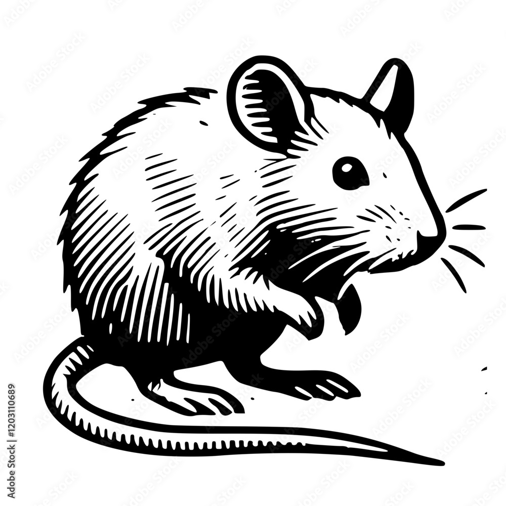 An Artistic Representation of a Rat Icon Boldly Designed to Embody Intelligence, Adaptability, and Resourcefulness with a Unique Style That Blends Modern Minimalism and the Spirit of Survival An Artistic Representation of a Rat Icon Boldly Designed to Embody Intelligence, Adaptability, and Resourcefulness with a Unique Style That Blends Modern Minimalism and the Spirit of Survival