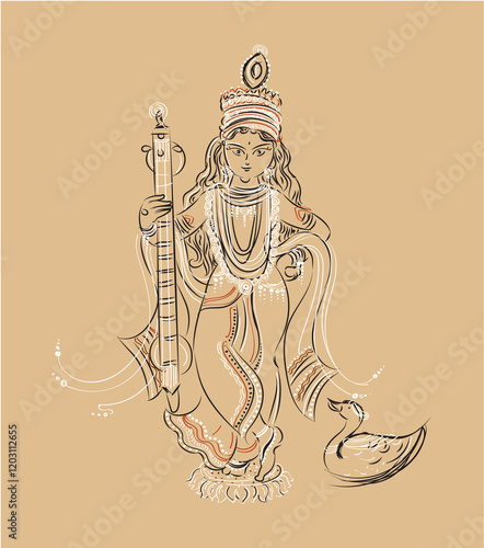 The goddess of learning is celebrated in India and all over world