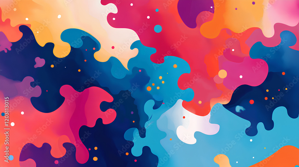 Obraz premium Puzzle wallpaper, background