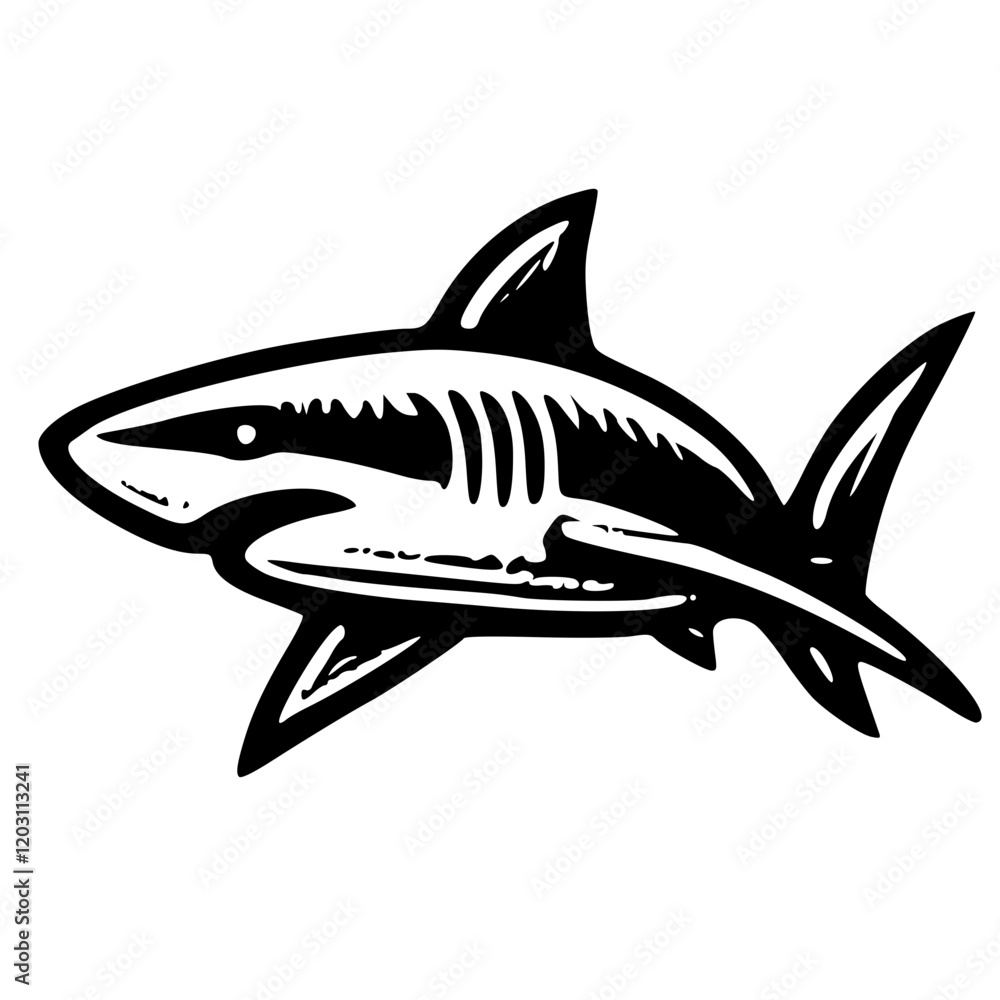 A Bold Artistic Representation of the Ocean’s Apex Predator Exploring the Unique Iconic Design of a Shark, Blending Strength, Elegance, and Symbolism in a Minimalist and Creative Graphic Style A Bold Artistic Representation of the Ocean’s Apex Predator Exploring the Unique Iconic Design of a Shark, Blending Strength, Elegance, and Symbolism in a Minimalist and Creative Graphic Style