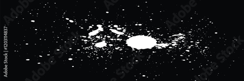 Random dots, circles. Dotted, speckles pattern. Pointillist, pointillism background. Stipple, stippling texture