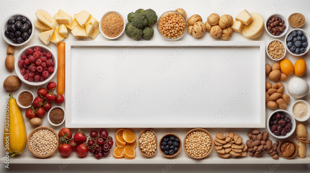 frame made of dried fruits frame made of dried fruits