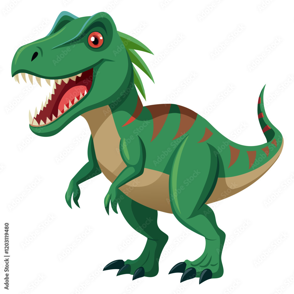 Obraz premium tyrannosaurus rex dinosaur vector