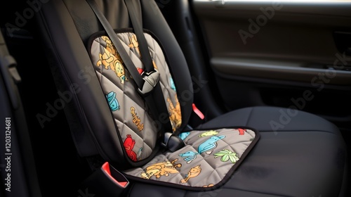 Comfortable and Protective Car Seat Mat to Safeguard Child s Seat and Keep Vehicle Interior Clean and Organized photo