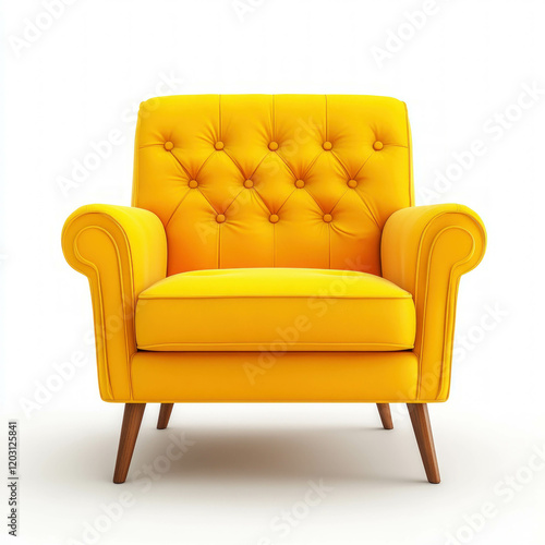 Modern Armchair Isolated