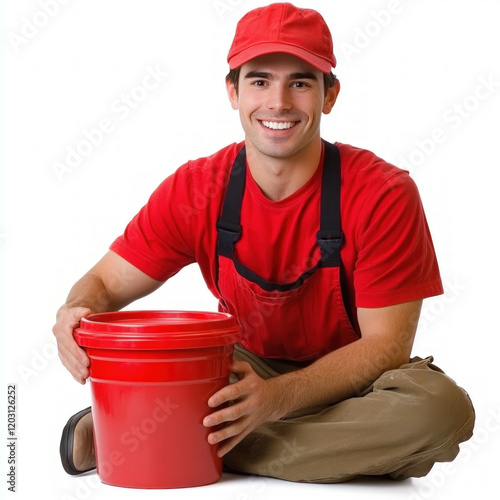 Plumber Isolated