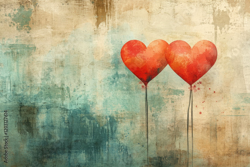 Valentine Abstract Illustra...